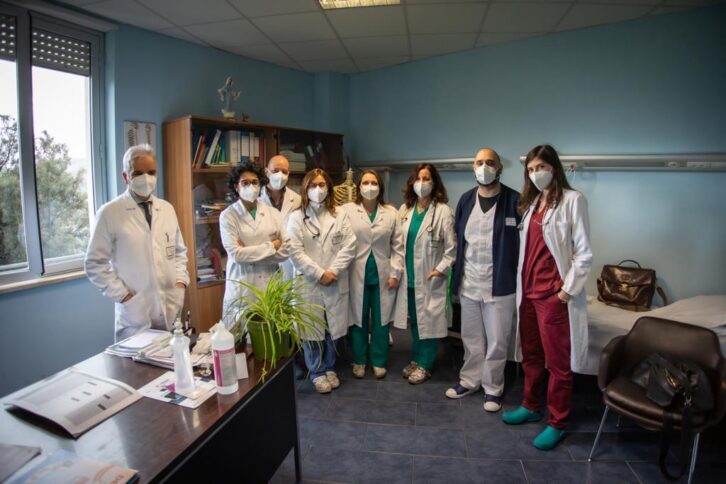  L'equipe dell’Unità operativa complessa di Terapia del dolore all’ospedale “Annunziata” di Cosenza