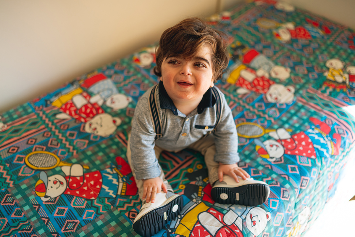 Mario, il bimbo reggino affetto da sindrome CHOPS i genitori lanciano