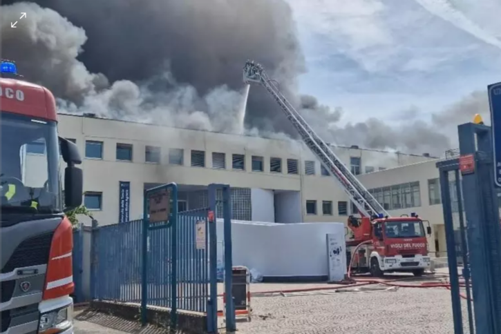 incendio università viterbo