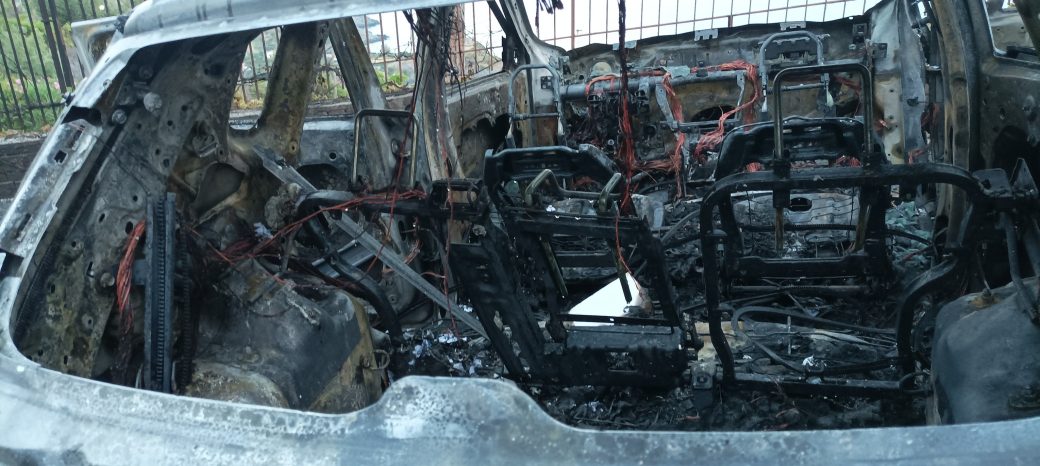 incendiata auto eugenio madeo