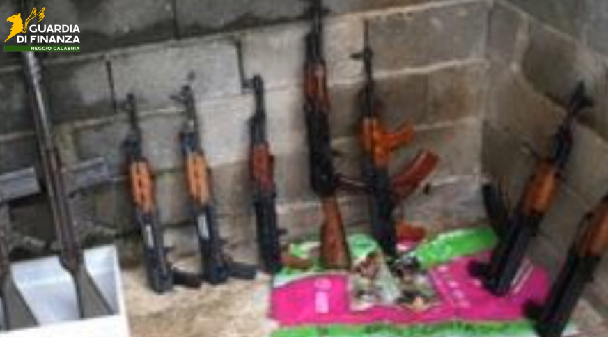 arsenale da guerra 'ndrangheta