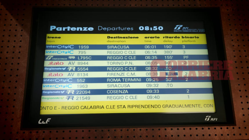 treni bloccati calabria